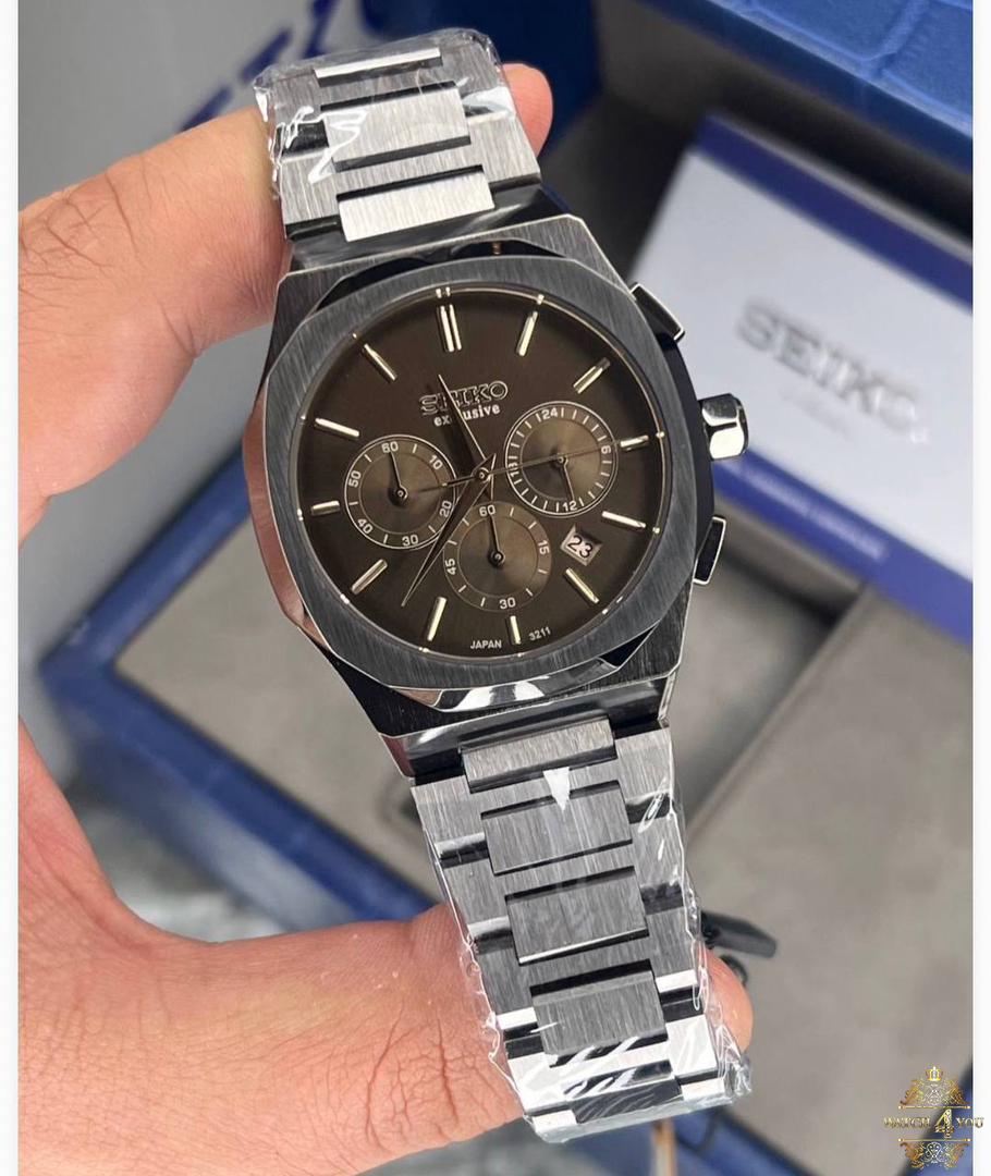 ساعت مچی مردانه سه موتوره سیکو seiko exclusive - Image 2