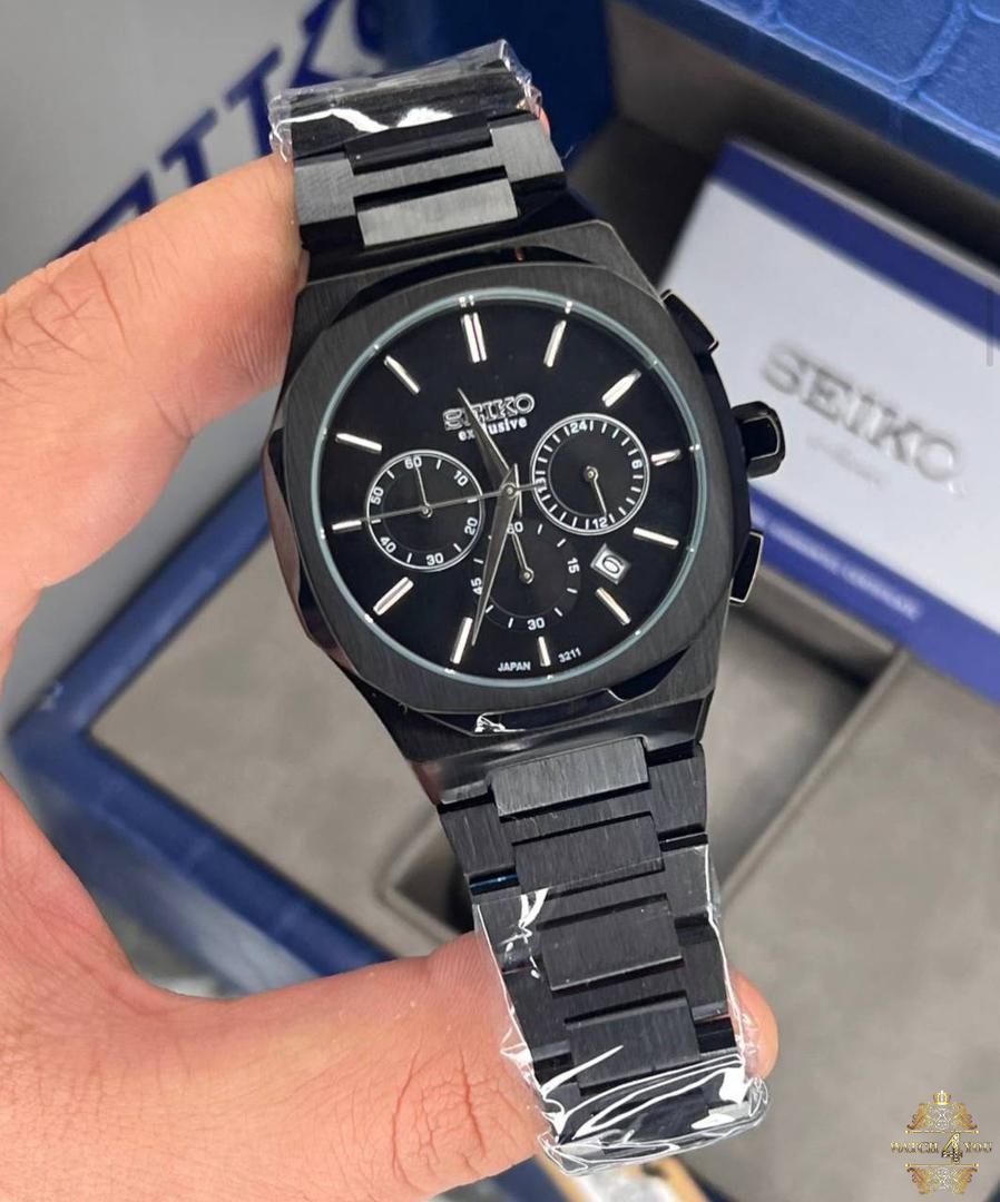 ساعت مچی مردانه سه موتوره سیکو seiko exclusive