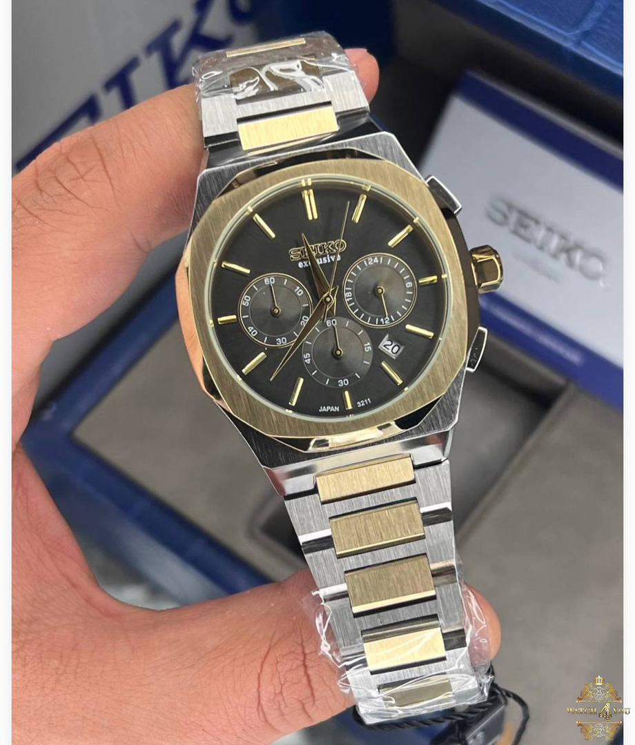 ساعت مچی مردانه سه موتوره سیکو seiko exclusive - Image 2