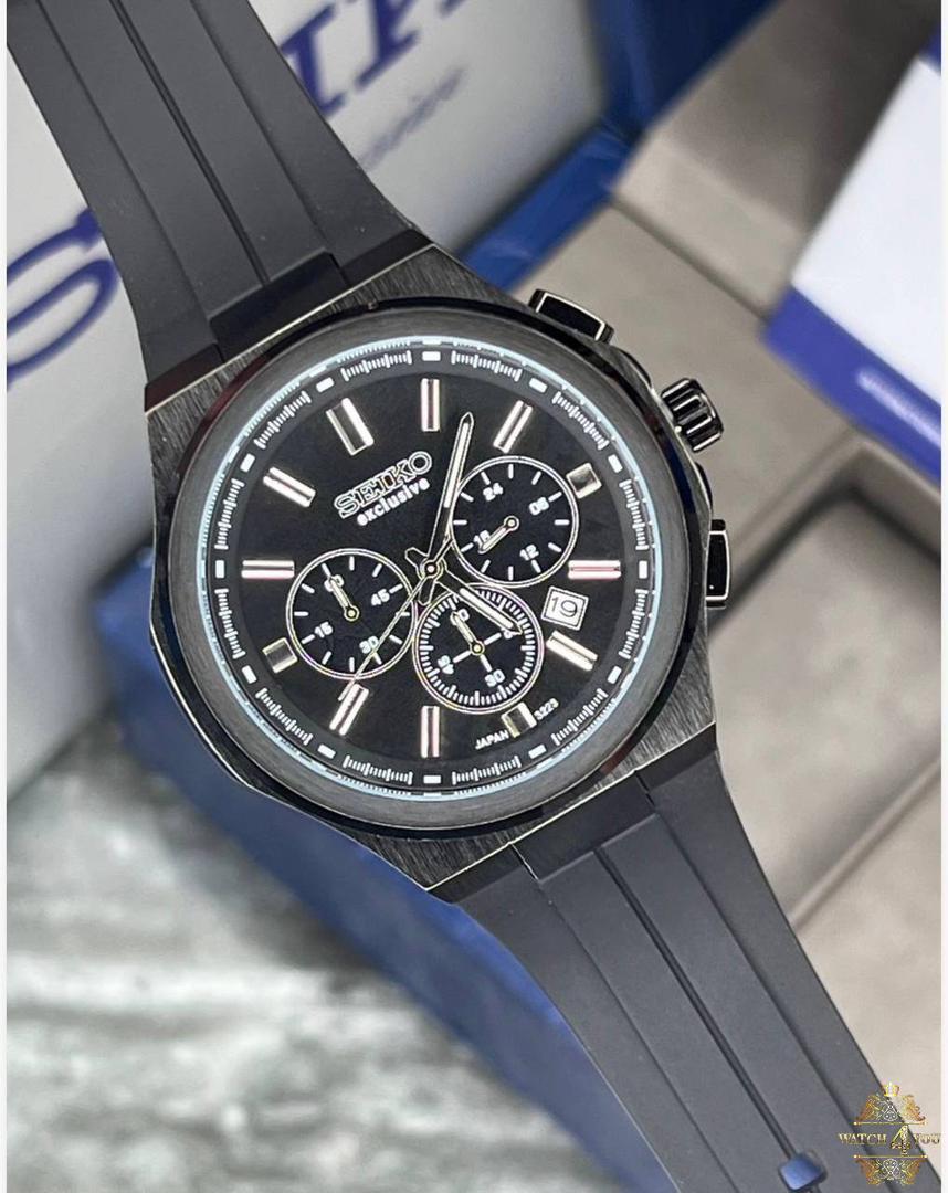 ساعت مچی مردانه سه موتوره سیکو seiko exclusive - Image 2