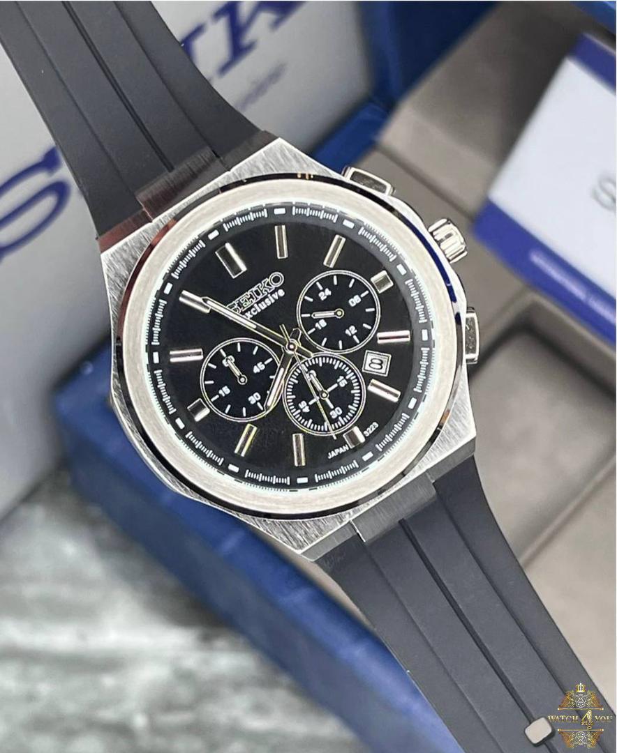 ساعت مچی مردانه سه موتوره سیکو seiko exclusive - Image 4