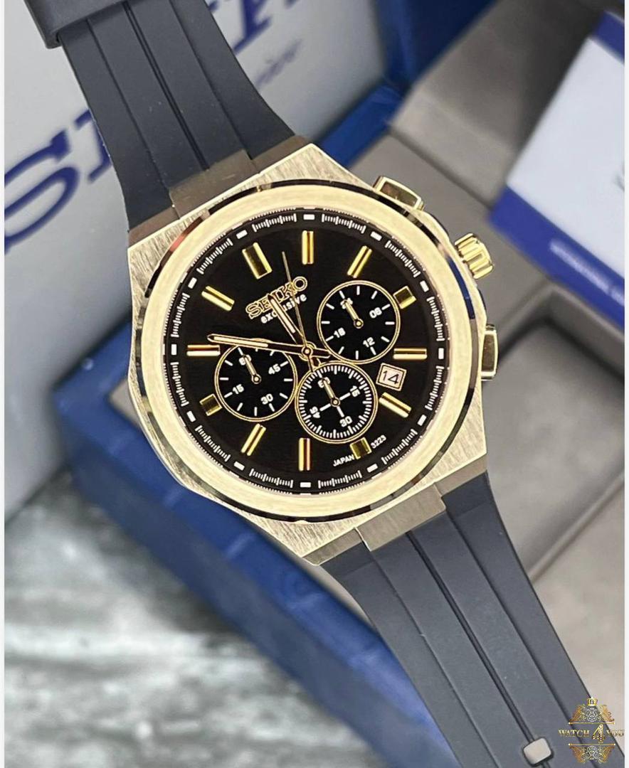 ساعت مچی مردانه سه موتوره سیکو seiko exclusive