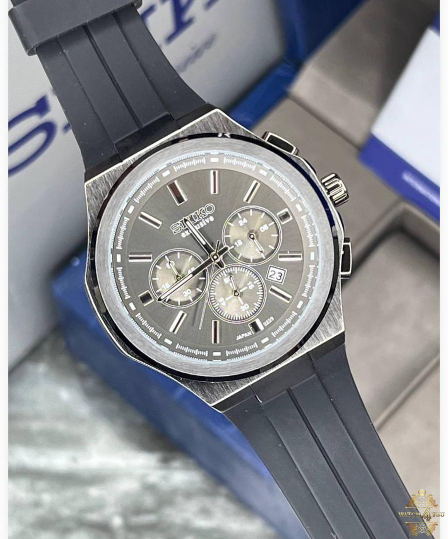 ساعت مچی مردانه سه موتوره سیکو seiko exclusive - Image 2