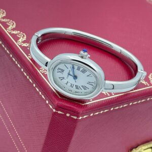 ساعت مچی زنانه کارتیه بایگنور سیلور Cartier Baignoire