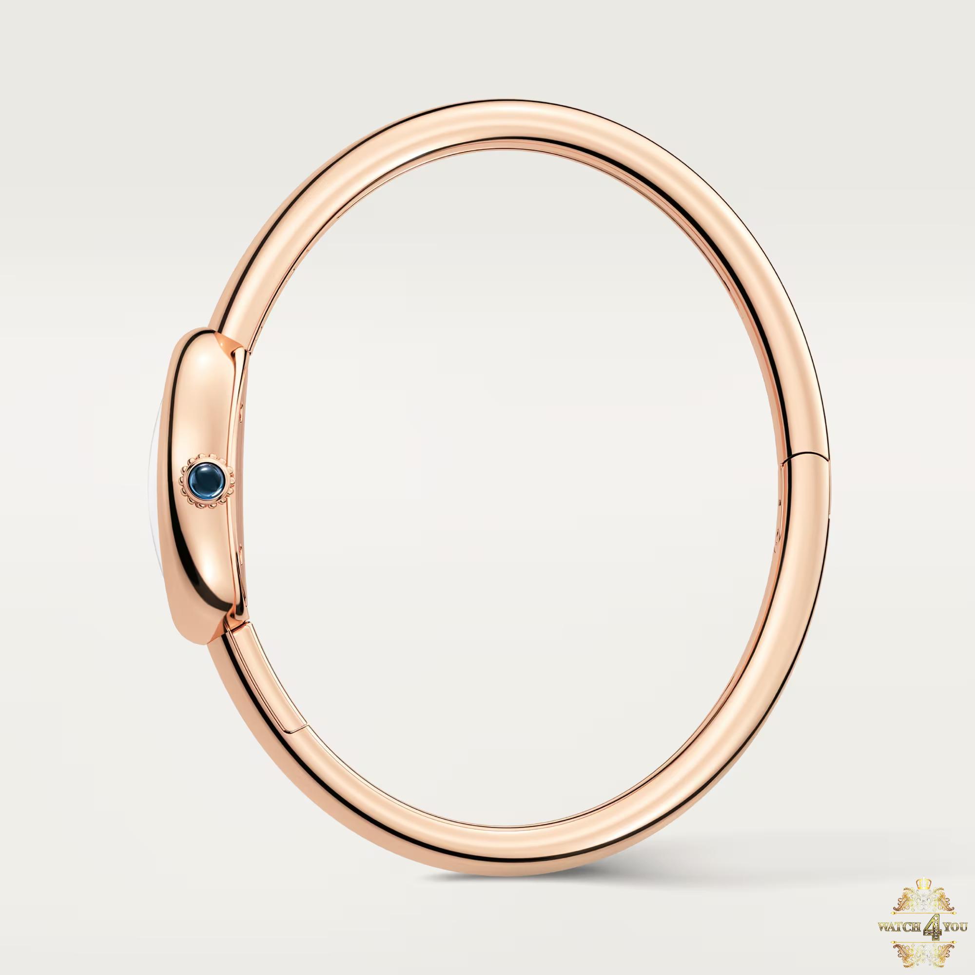 ساعت مچی زنانه کارتیه بایگنور رزگلد Cartier Baignoire - Image 2