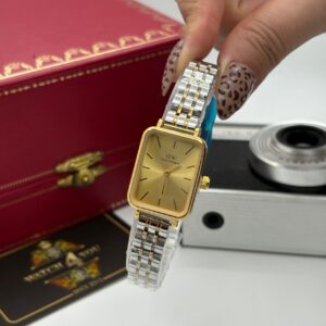 ساعت زنانه دنيل ولينگتون سیلور طلایی صفحه طلایی Daniel Wellington