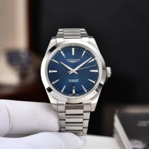 ساعت مچی لونژین کانکوئست صفحه سورمه ای Longines Conquest
