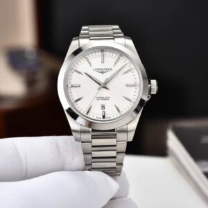 ساعت مچی لونژین کانکوئست صفحه سفید Longines Conquest