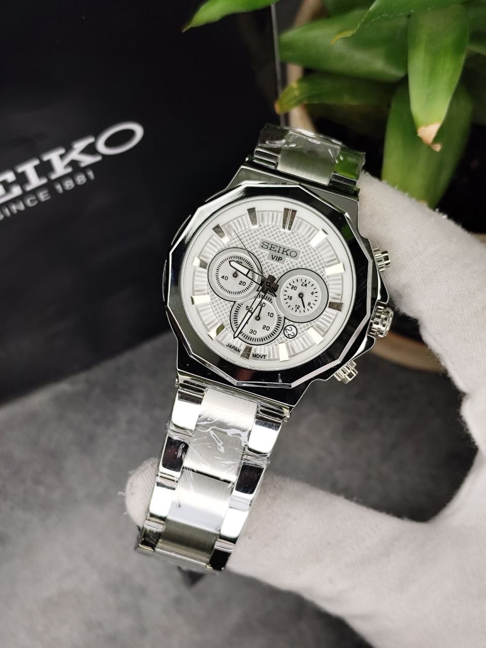 ساعت مچی مردانه سه موتوره سیکو SEIKO VIP 001