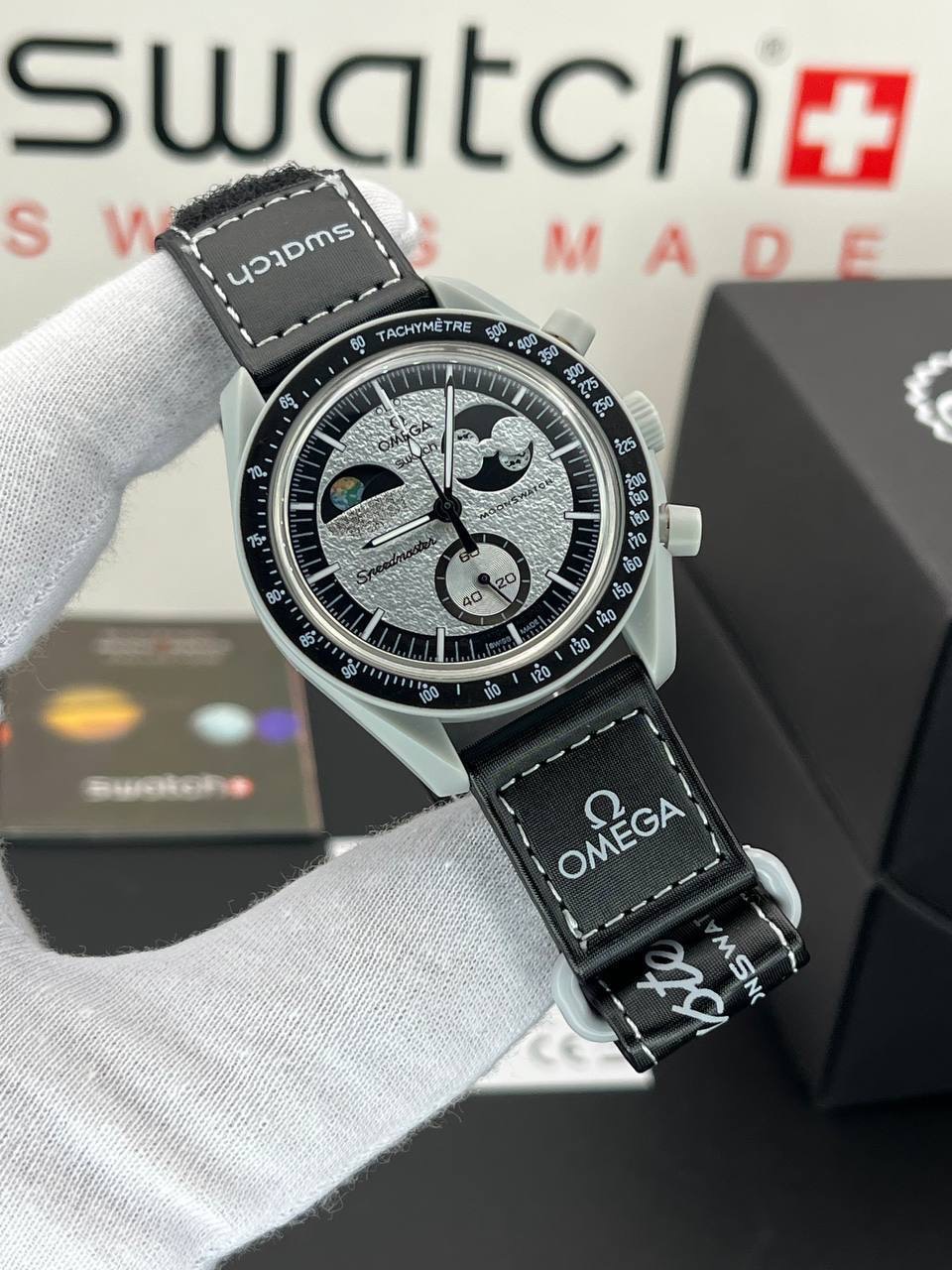 ساعت امگا سواچ اسنوپی ماموریت ماه Omega Swatch Mission To Moon
