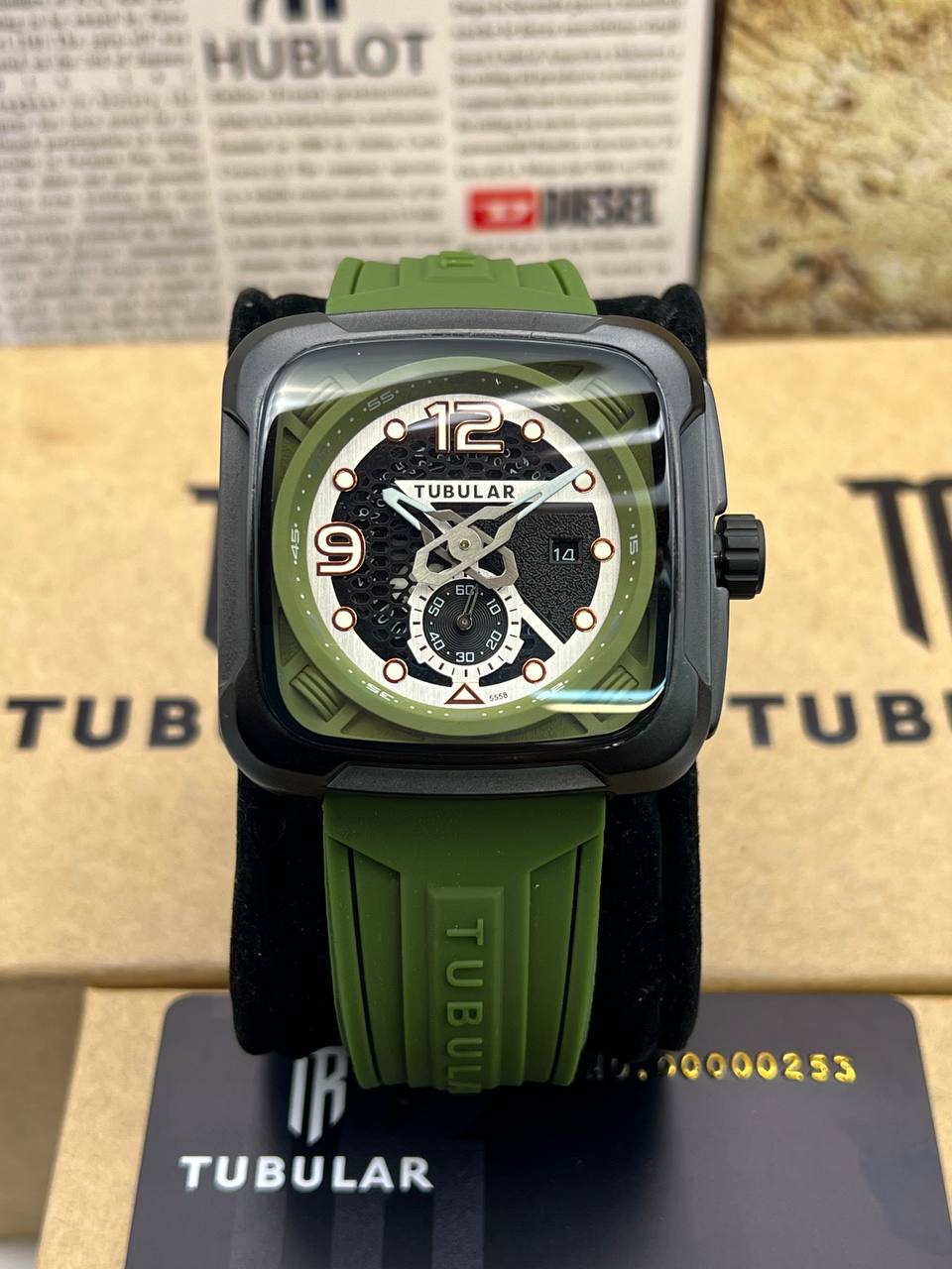 ساعت مچی اورجینال مردانه ساعت توبولار Tubular 009