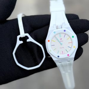 ساعت جیبی اودمار پیگه سواچ مدل HUIT BLANC