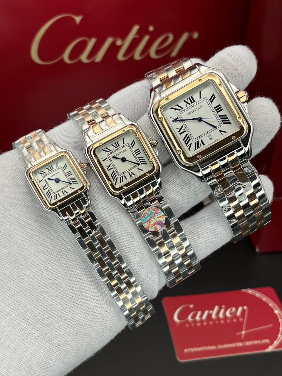 ساعت مچی کارتیه پنتر موتور سوئیس cartier panthere