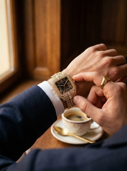 ساعت مچی مردانه کوارتز کارتیه سانتوس Cartier