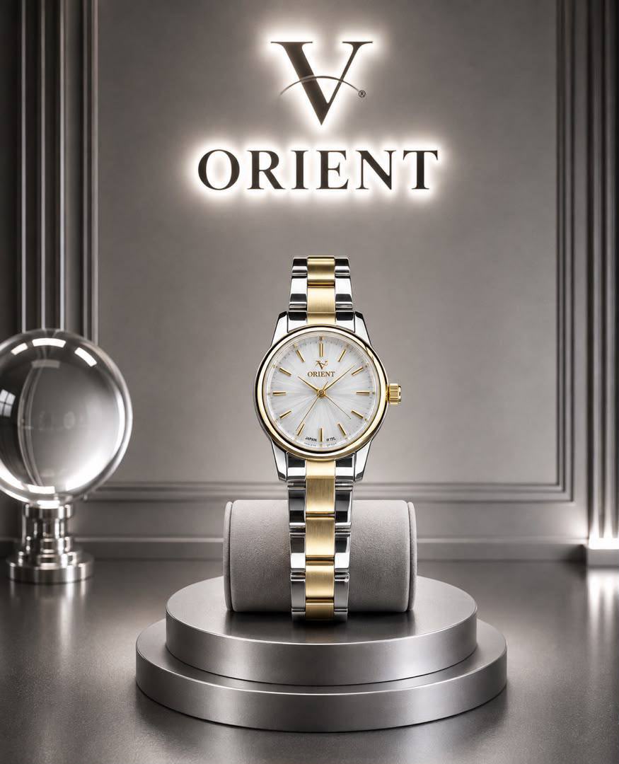 ساعت مچی زنانه شرکتی اورینت ORIENT به همراه پک کامل