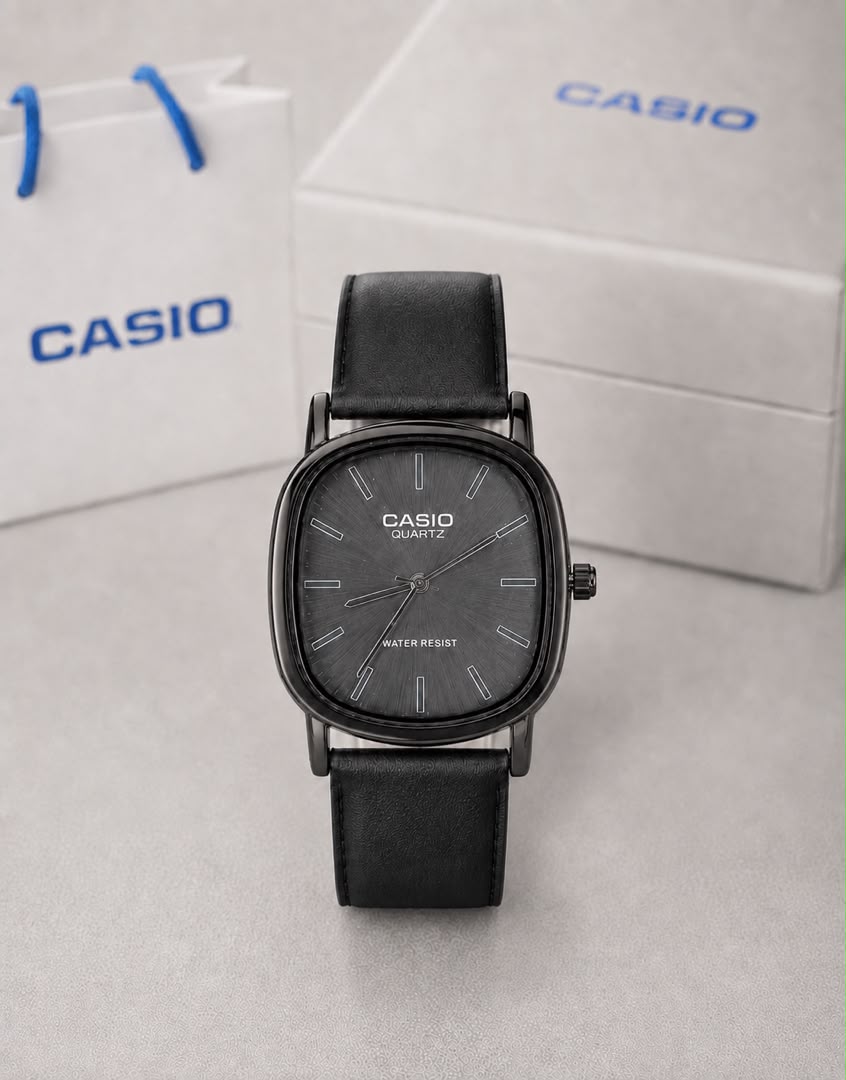ساعت کاسیو بند چرمی Casio 1063-A - Image 3