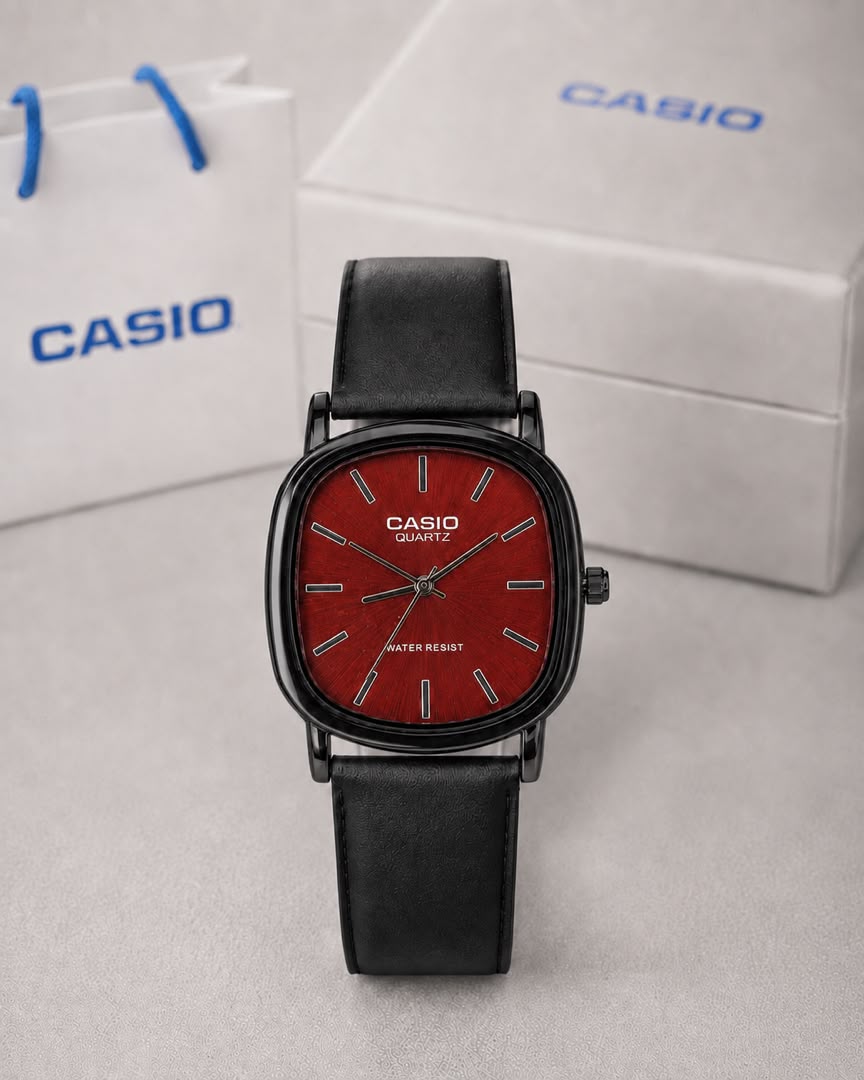 ساعت کاسیو بند چرمی Casio 1063-A - Image 2