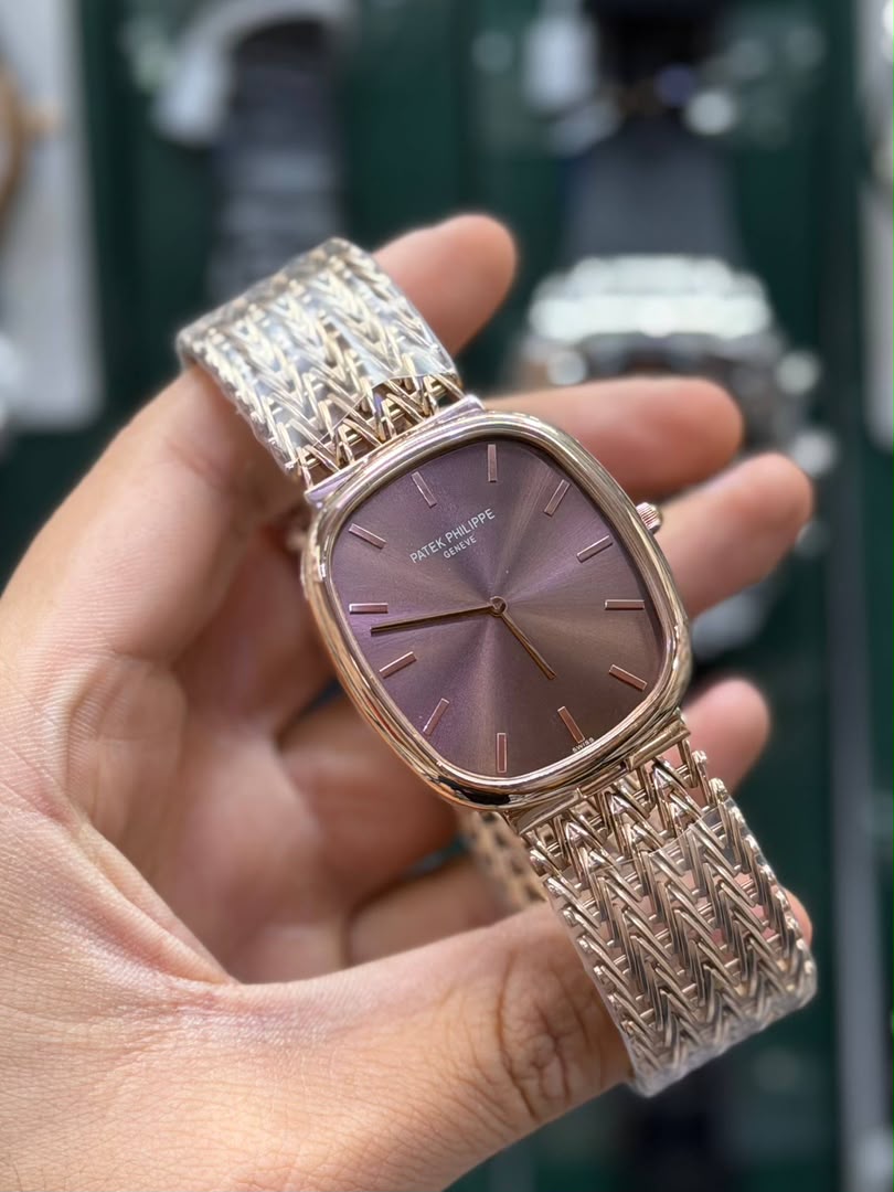 ساعت مردانه موتور سوئیس پتک فیلیپ رزگلد Patek Philippe Golden Ellipse - تصویر 3