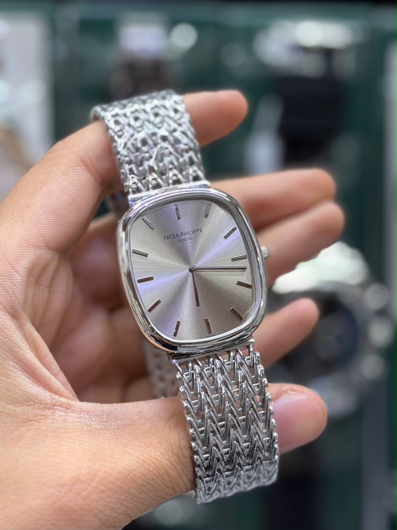 ساعت مردانه موتور سوئیس پتک فیلیپ سیلور Patek Philippe Golden Ellipse - تصویر 3