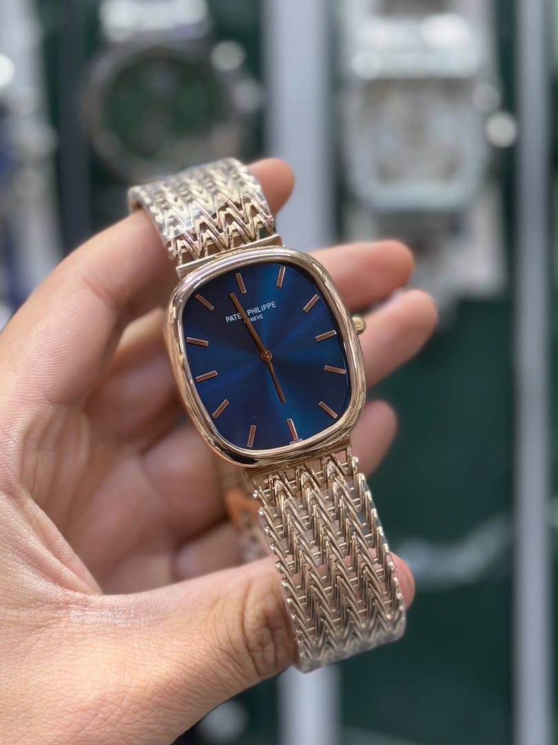 ساعت مردانه موتور سوئیس پتک فیلیپ رزگلد Patek Philippe Golden Ellipse - تصویر 4