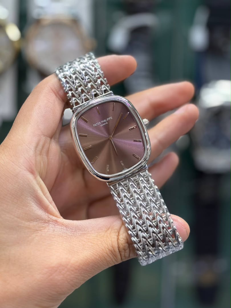 ساعت مردانه موتور سوئیس پتک فیلیپ سیلور Patek Philippe Golden Ellipse - تصویر 5