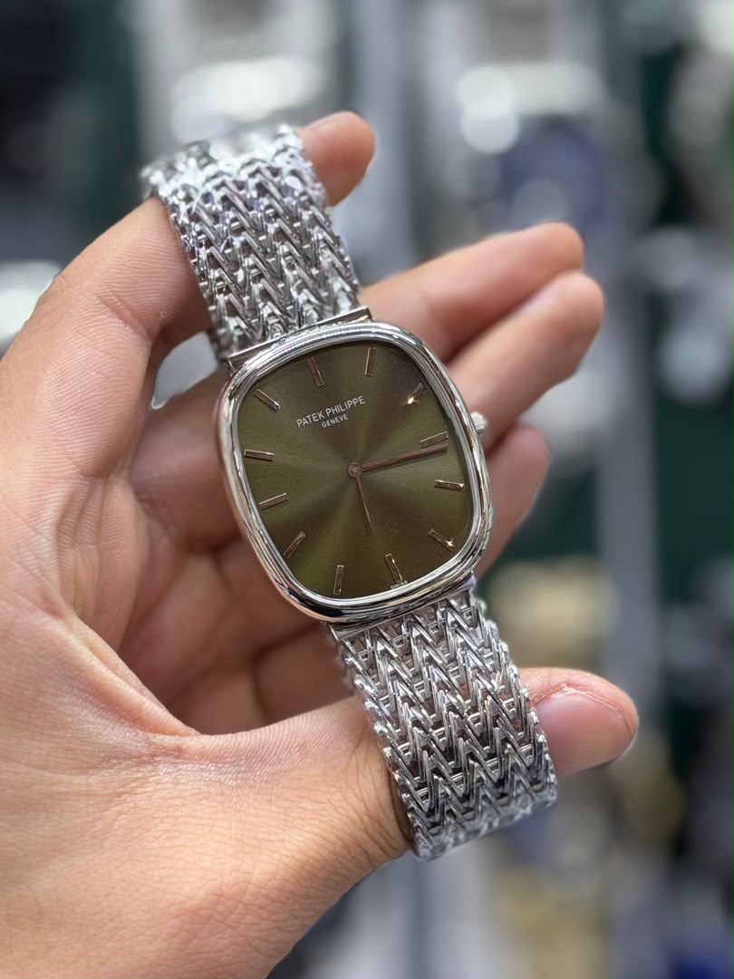 ساعت مردانه موتور سوئیس پتک فیلیپ سیلور Patek Philippe Golden Ellipse - تصویر 6