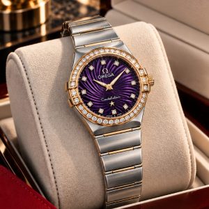 ساعت زنانه امگا کانسلیشن موتور سوئیس OMEGA