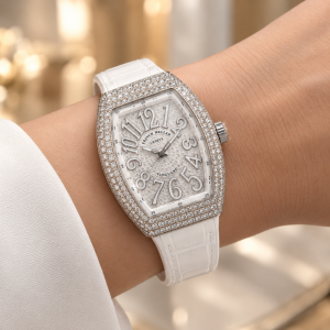 ساعت مچی زنانه نگین دار فرانک مولر Franck Muller