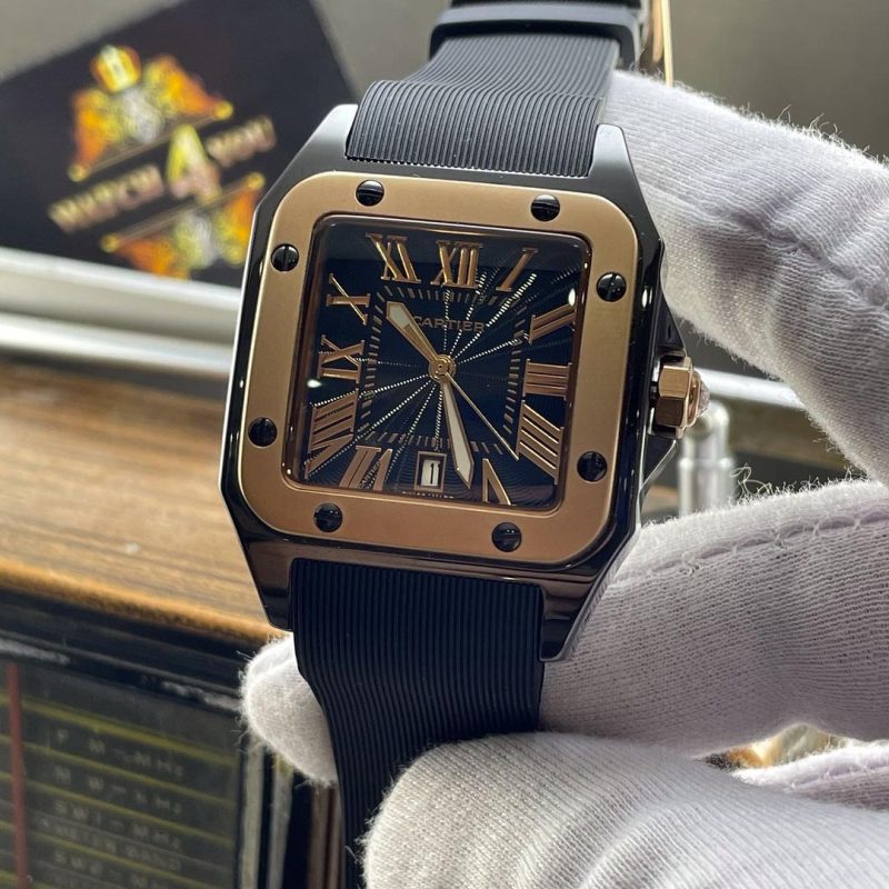 ساعت مچی زنانه كارتيه سانتوز 100 (Cartier) (5)