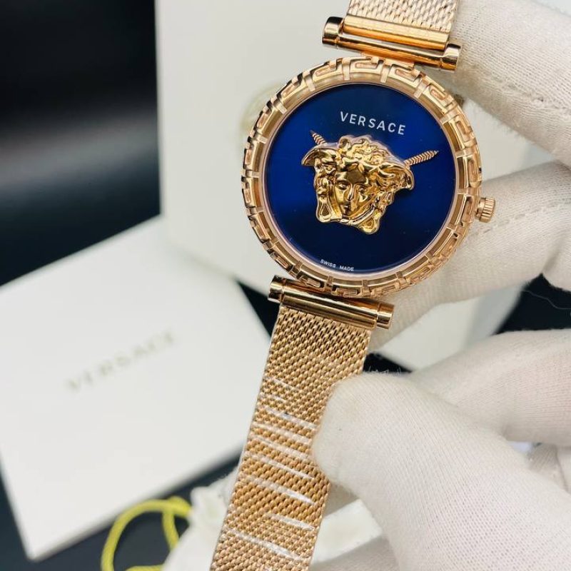 ساعت زنانه ورساچه بند حصيری Versace
