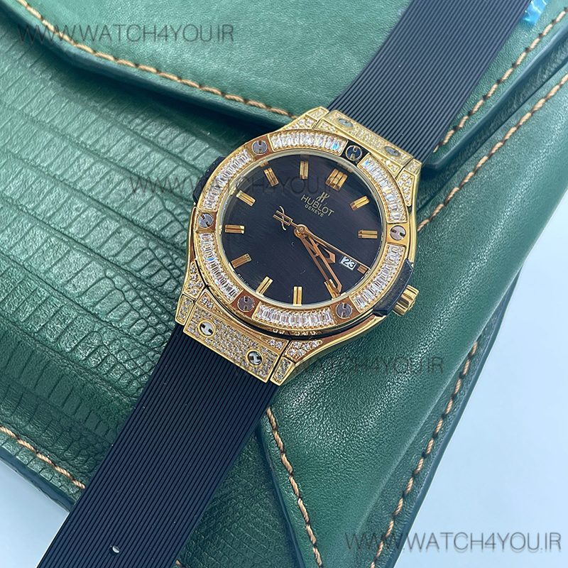 ساعت زنانه دور نگين هابلو - Hublot