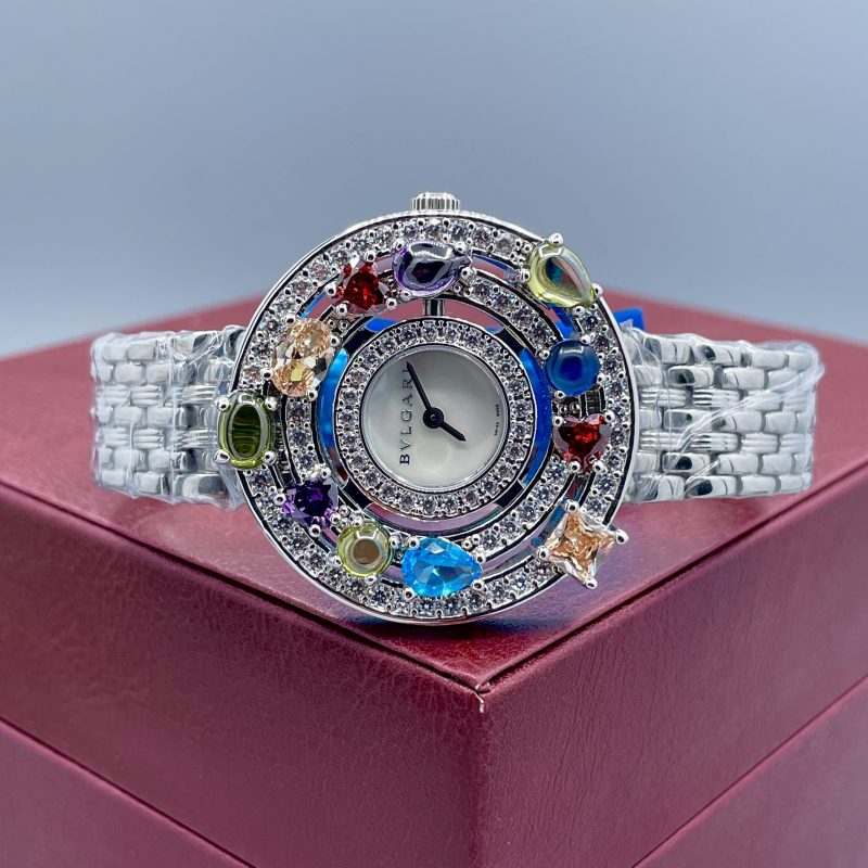 ساعت زنانه نگین دار بولگاری Bvlgari