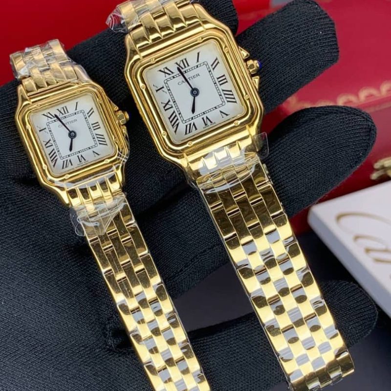 ساعت زنانه کارتیه پنتر موتور سوییس (دور نگین) Cartier