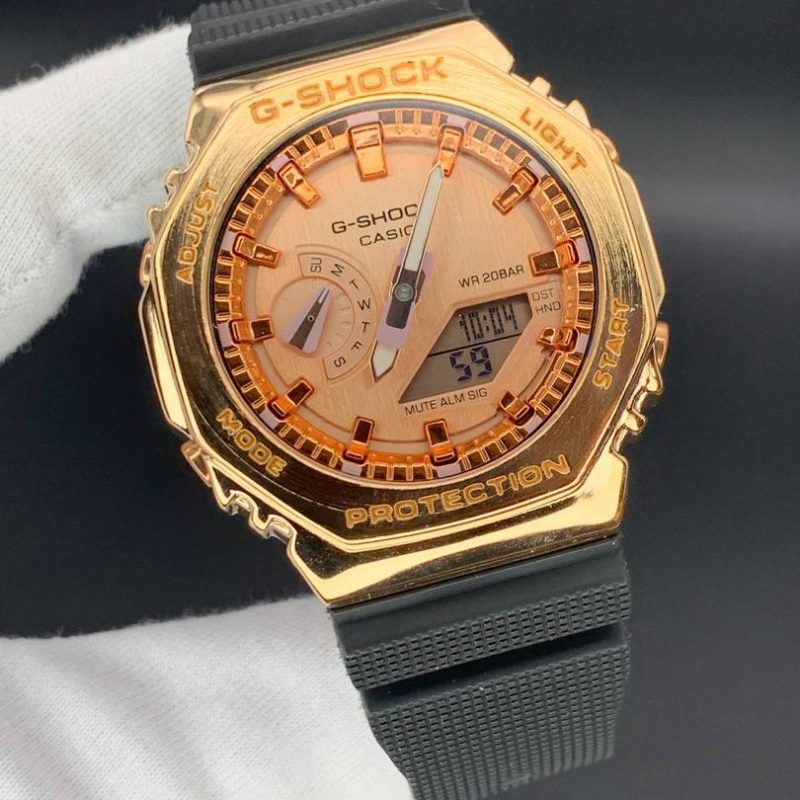 ساعت اسپرت جی شاک كروم Casioak G-shock