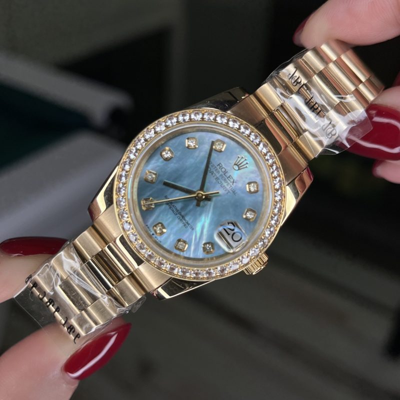 ساعت زنانه اتوماتيک رولكس ديت جاست مستر كواليتی Rolex date just