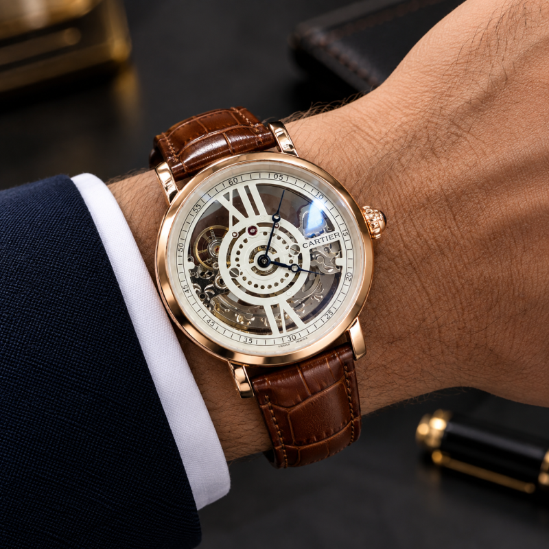 ساعت مردانه اتوماتیک کارتیه Cartier