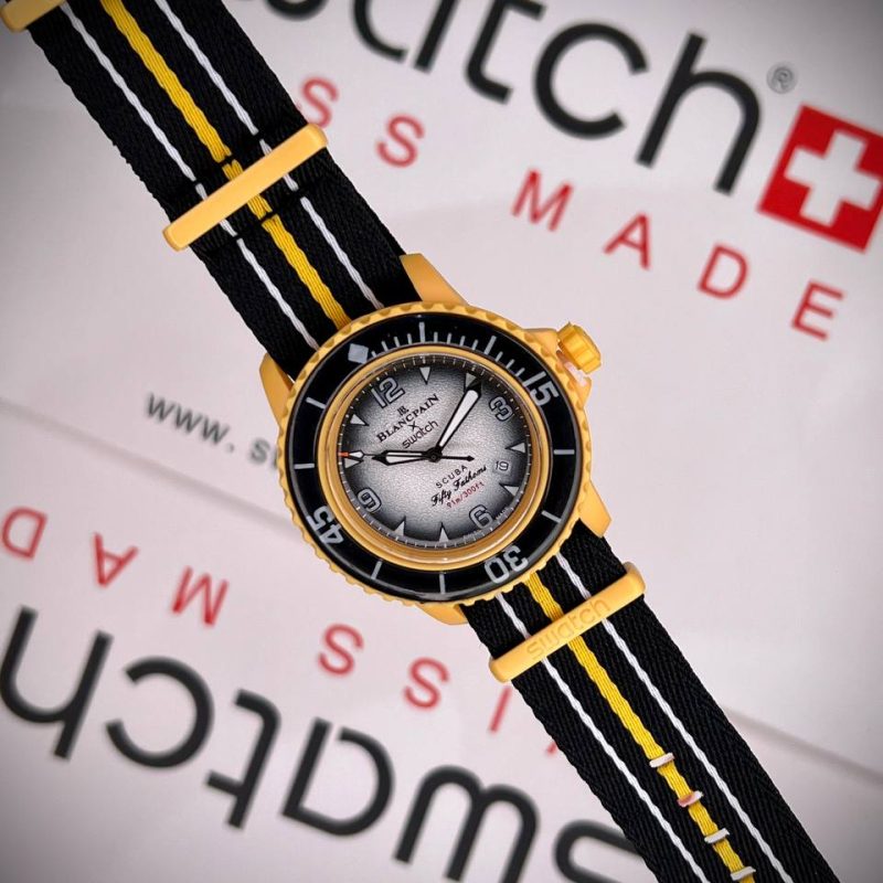 ساعت مچی سواچ مدل SWATCH BLANCPAIN