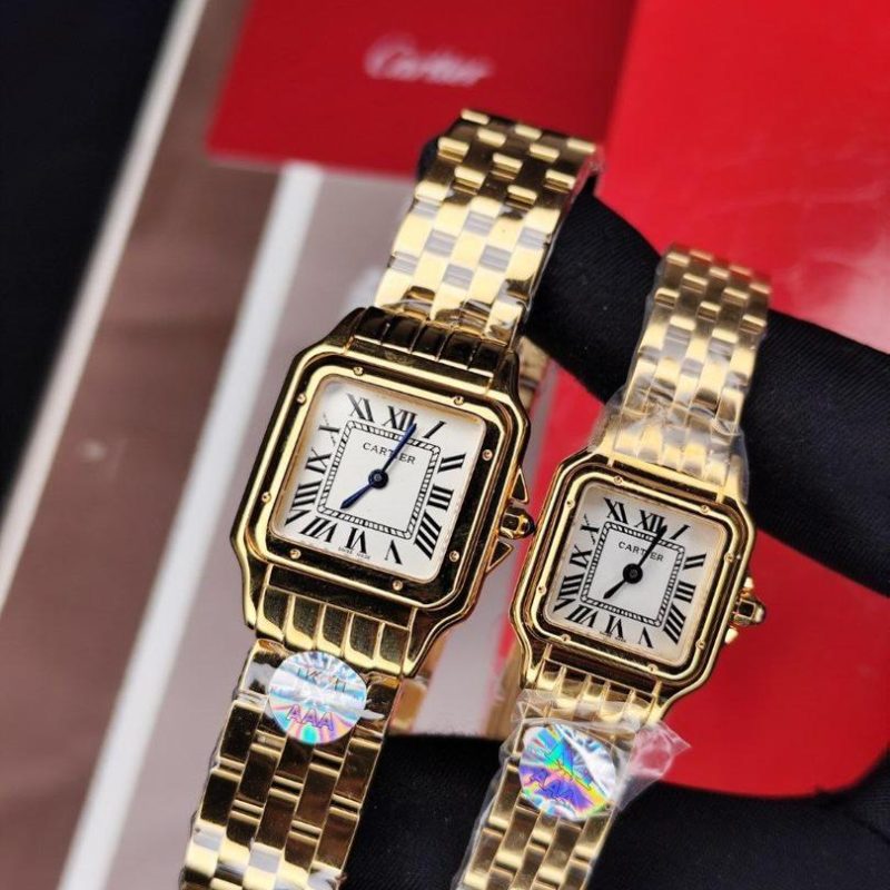 ساعت ست كارتيه پنتر موتور کد دار Cartier