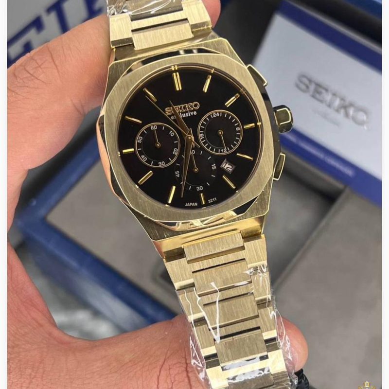 ساعت مچی مردانه سه موتوره سیکو seiko exclusive