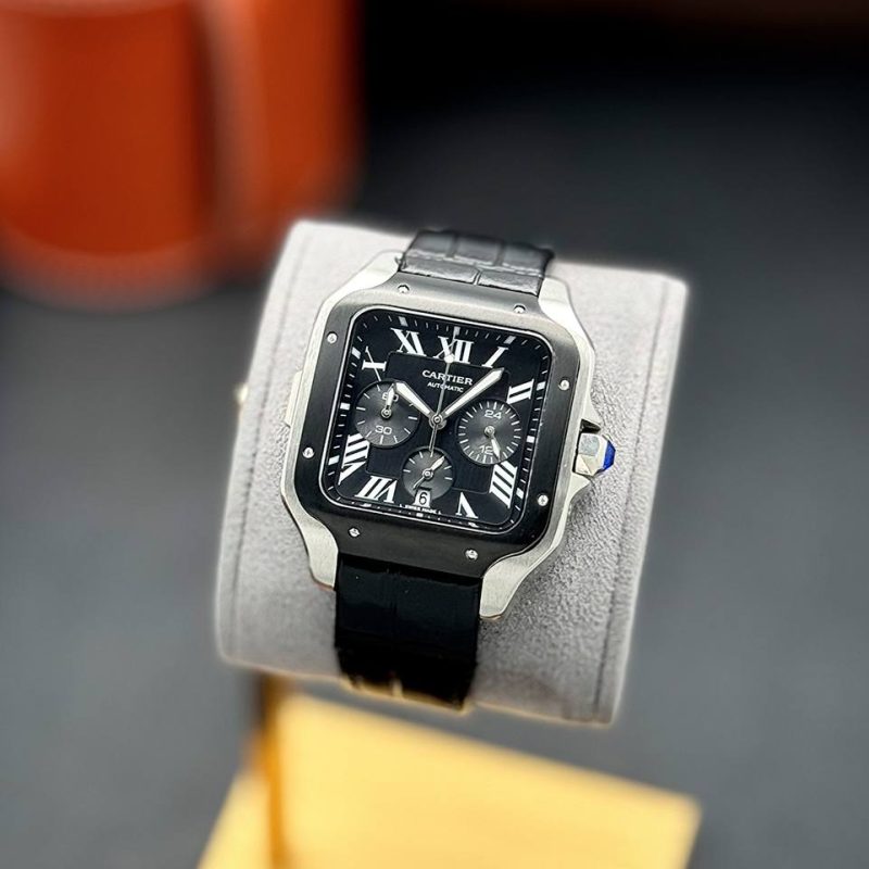 ساعت مردانه كارتيه دسانتوس کرنوگراف Cartier 