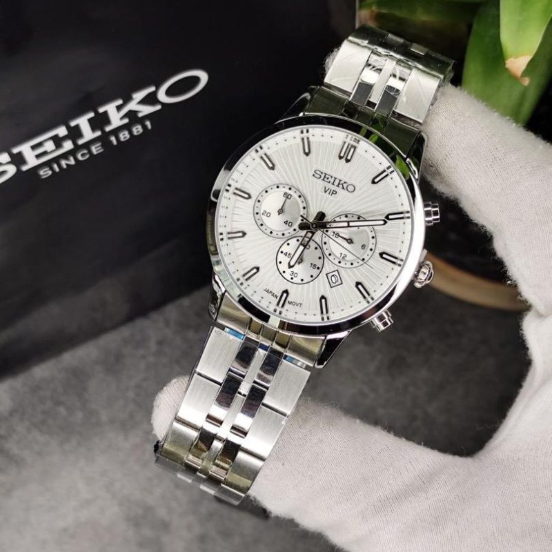 ساعت مچی مردانه سه موتوره سیکو  SEIKO VIP