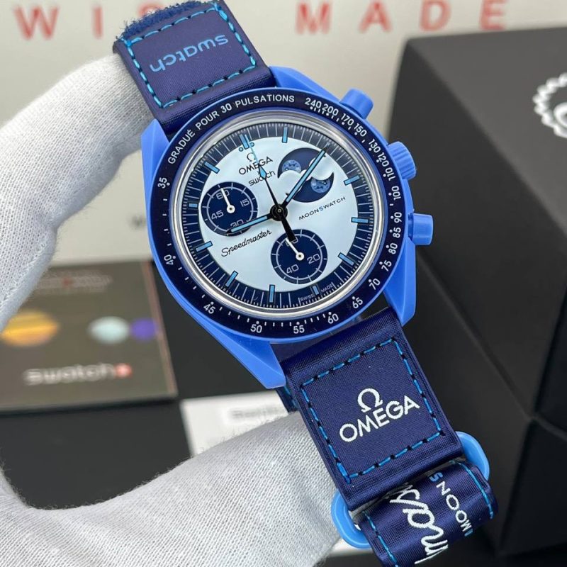 ساعت امگا سواچ اسنوپی ماموریت ماه Omega Swatch Mission To Moon
