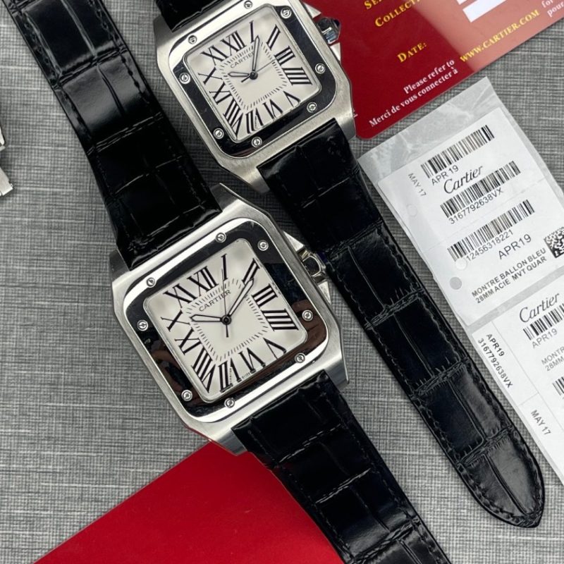 ساعت مچی مردانه کوارتز کارتیه سانتوس Cartier