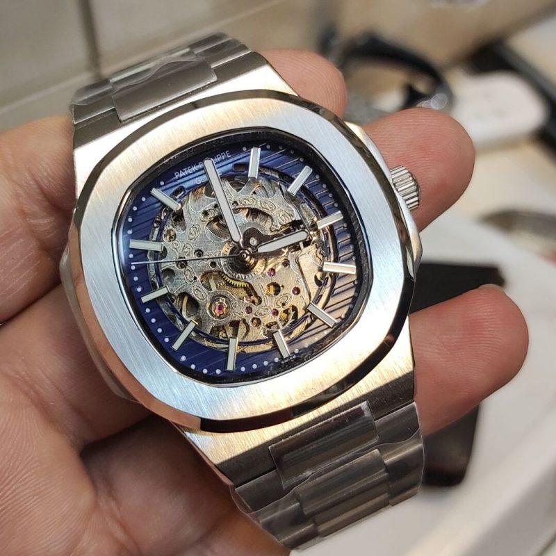 ساعت مچی مردانه اتوماتیک پتک فیلیپ اسکلتون Patek philippe