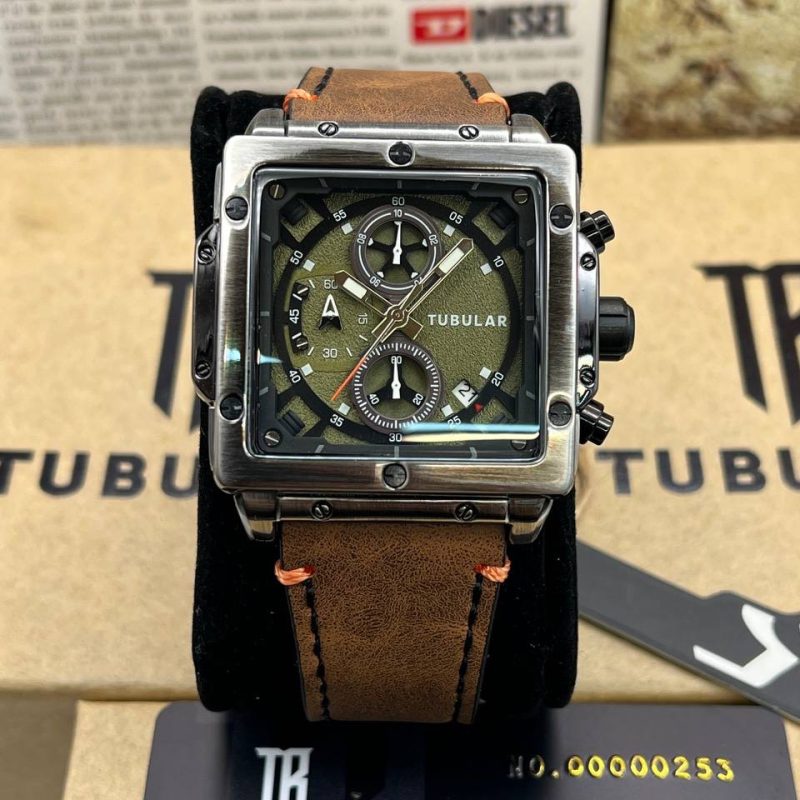 ساعت مچی اورجینال مردانه ساعت توبولار  Tubular 014