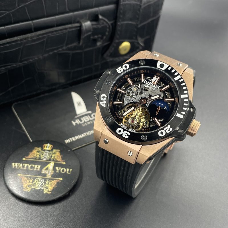 ساعت مردانه اتوماتیک اسکلتون هابلو Hublot