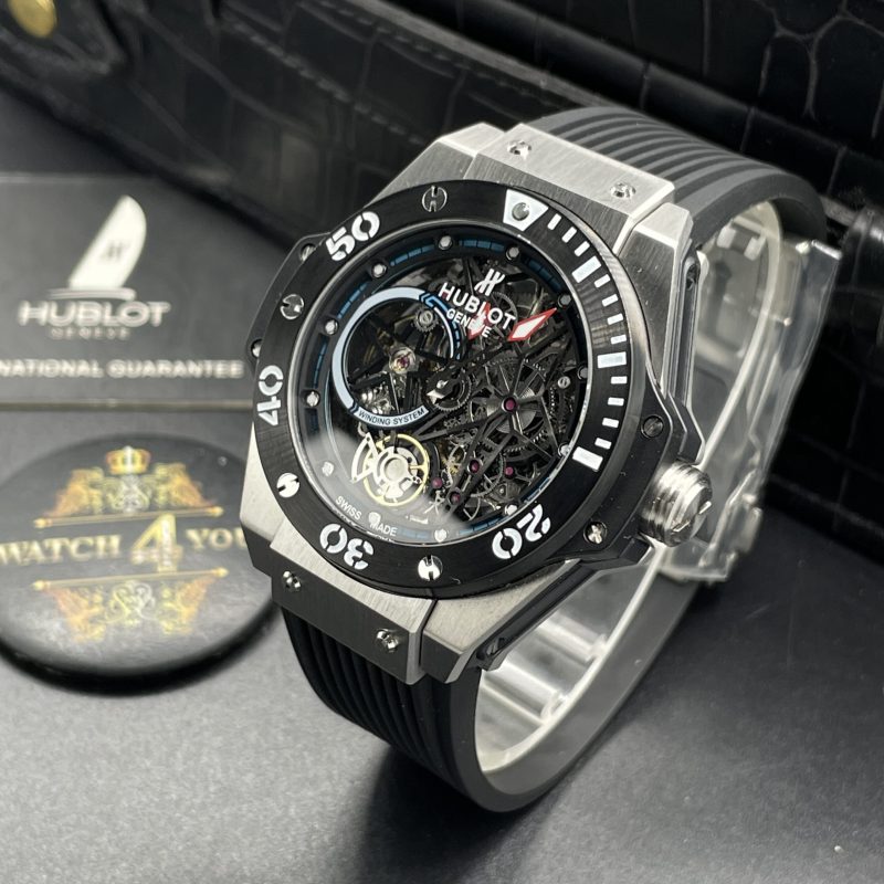 ساعت مردانه اتوماتیک اسکلتون هابلو Hublot