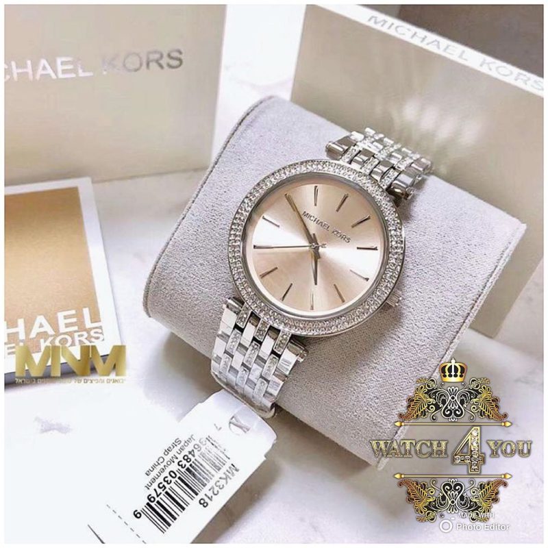 ساعت زنانه بند نگين دار مایکل کورس(Michael Kors)