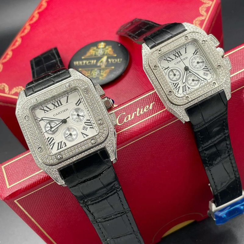 ساعت ست فول نگین کارتیر Cartier (2)