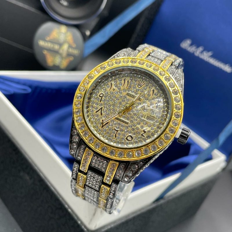 ساعت مردانه فول نگین رولكس Rolex (2)